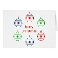 Greeting Card - Holiday Ornaments