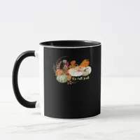 It’s Fall Y’all Autumn Halloween Design Fitted Mug