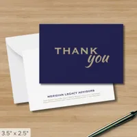 Simple Professional Business Thank You Note Card