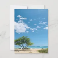 Coastal Beach surf sand clouds Postcard