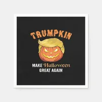 Halloween Trumpkin - Make Halloween Great Again  Napkins