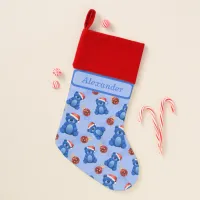 Cute Christmas Teddy Bears  Christmas Stocking