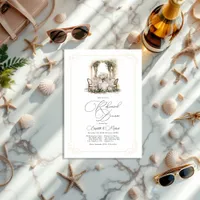 Timeless Elegance Old Money Rehearsal Dinner Invitation