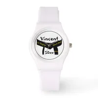 Martial Arts 1st Degree Black Belt Watch