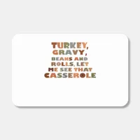 Turkey Rolls Casserole, Thanksgiving Retro Funny F Matchboxes