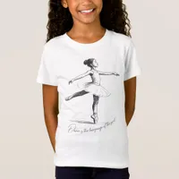 Dance is the language of the soul Ballerina  T-Shirt