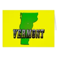 Vermont Map and Picture Text