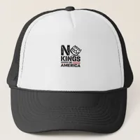 No Kings In America Baby Creative Style Trucker Hat