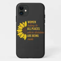 Women Rights Feminine Ruth Bader Black Trendy  iPhone 11 Case