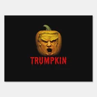 Trumpkin – Funny Donald Pumpkin Halloween  Sign