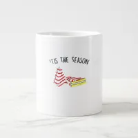 The Season Christmas Tree  Giant Coffee Mug