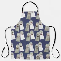 Salt and Pepper Poppin Pattern Cute Characters Apron