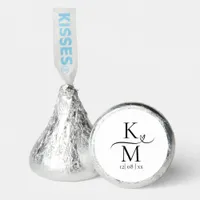Love Calligraphy Initials Swash Black ID940 Hershey®'s Kisses®