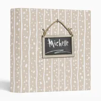 Hanging Chalkboard Beige ID397 Binder