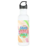 Good Vibes Only | Retro Vintage  Stainless Steel Water Bottle