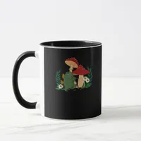 Cute Frog Playing Flute Cottagecore  Goblincore Ae Mug
