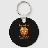 Trumpkin Make Halloween Great Again Jack O Lantern Keychain