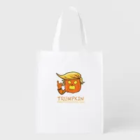 Halloween Trumpkin Funny – Classic Costume Design Grocery Bag