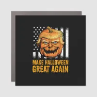 Funny Usa Trumpkin Make Halloween Great Again Car Magnet