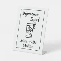 Signature Drink Sign for Wedding Bar