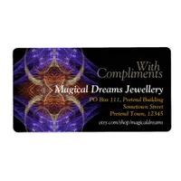 Magical Dreams Business With Compliments Label