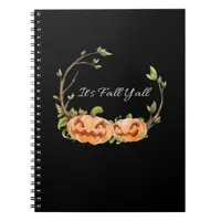 It’s Fall Y’all Halloween Cool Unique Style Notebook