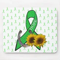 Lyme Disease Hope Country and Western Ribbon Mouse Pad