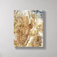 Frosty Grass Canvas Print