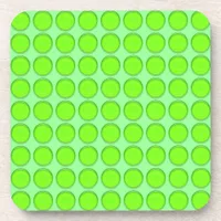 Coaster Set - Green dots