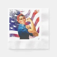 Happy Fourth of July Independent Woman Napkins