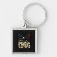 No Kings In America Since 1776 Patriotic Keychain