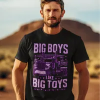 Purple artistry shows trucker pride T-Shirt