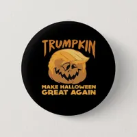 Trumpkin Make Halloween Great Again Halloween Desi Button
