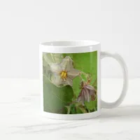 Eggplant Flowers Coffee Mug