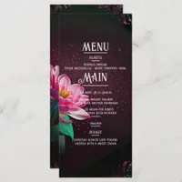 Floral Lotus Wedding Suite | Starry Night Romance Menu