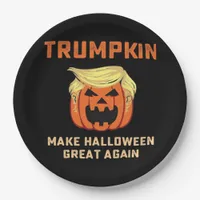 Trumpkin Make Halloween Great Again – Classic Pump Paper Plates