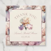 Custom Bridal Shower Thank You Blush Pink Floral Favor Tags