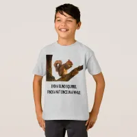 Even Blind Squirrel Finds a Nut Statement Kids T-Shirt