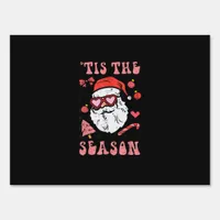 Groovy Christmas Santa Tis The Season Sign