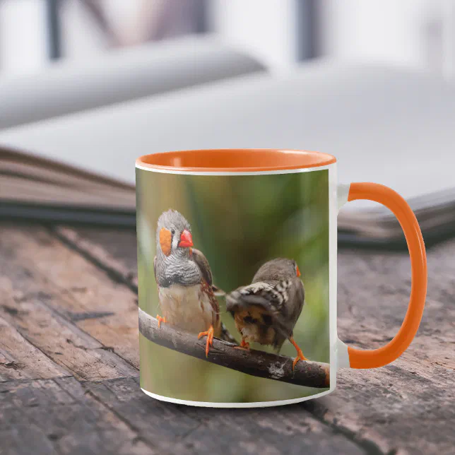 A Cheeky Pair of Zebra Finches Mug