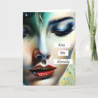 Kiss Me Already | Fantasy Ethereal Art Card