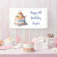 Personalized Happy Birthday Banner