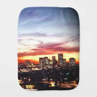 Beautiful Sunset Phoenix Arizona Travel Highlights Burp Cloth