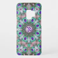 Peacolia Peacock Purple Om Sign  Case-Mate Samsung Galaxy S9 Case