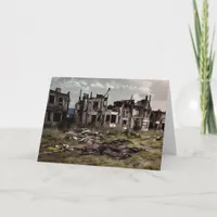  Abandoned Buildings Post Apocalypse  Card