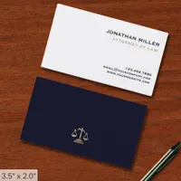 Minimal Simple Attorney Business Card