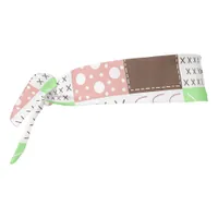 Boho Brown, Burgundy, Green and Mauve Whimsical  Tie Headband