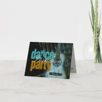 Dance Music Party Invitation Card