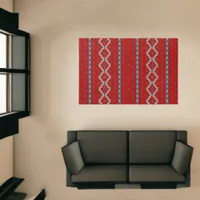 Southwest Mesas Red & Turquoise 6x4 Rug