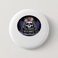 Halloween Wedding Spooky Wedding Halloween Party T Button